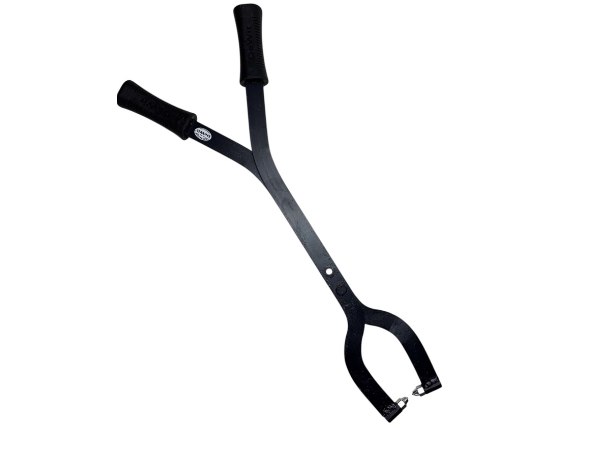 Curb stone lifter with widia points 83cm length and rubber handgrips